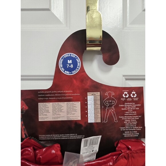 Disguise Girls' Disney's Descendants Rise of Red Deluxe Red Costume 7-8 - Picture 4 of 4